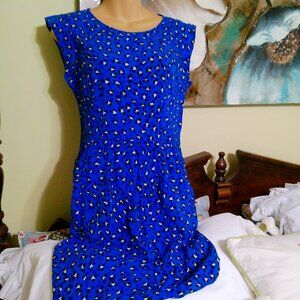 GAP DRESS BLUE BACK ZIPPER SIZE 6